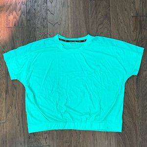 NWOT Zelos green workout top size large